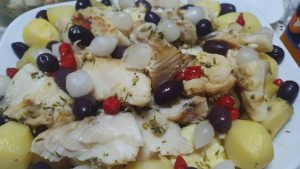 Bacalhau de forno com batatas