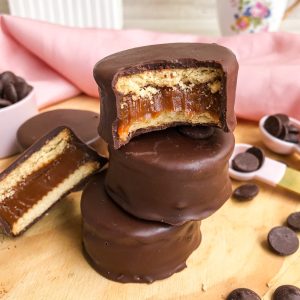 Alfajor de biscoito maria