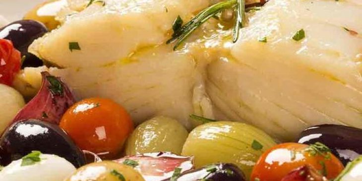 Bacalhau de forno tudo gostoso