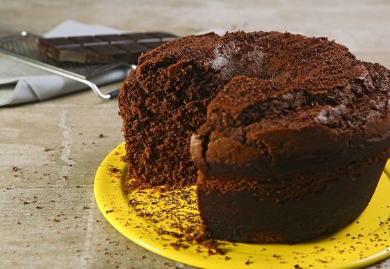 Bolo de chocolate com um ovo ana maria