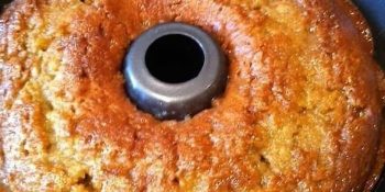 Bolo integral de aveia