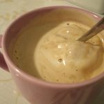 Café com leite cremoso prático simples
