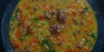 Canjiquinha com carne seca