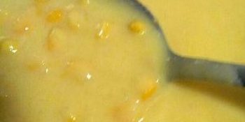 Creme de milho para bebê