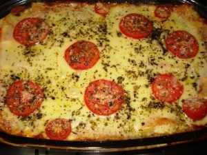 Misto quente de forno com queijo e presunto