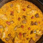 Paella de carne