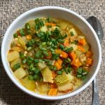 Sopa de legumes na pressão