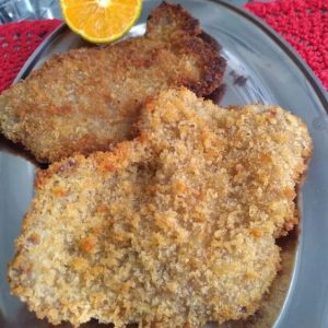 Bife empanado com farinha panko simples fácil