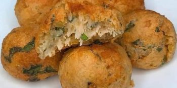 Bolinho de frango na airfryer