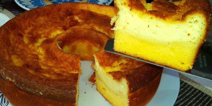 bolo de fubá para lanche