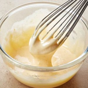 creme inglês com frutas tudo gostoso