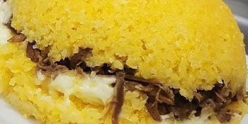 O cuscuz com carne de sol hoje (27/03) é a receita mais pedida