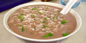 Feijão com caldo cremoso
