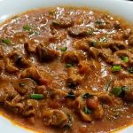 Guisado de moela tudo gostoso