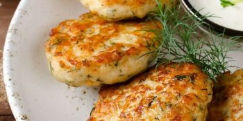 Hambúrguer de frango saudável
