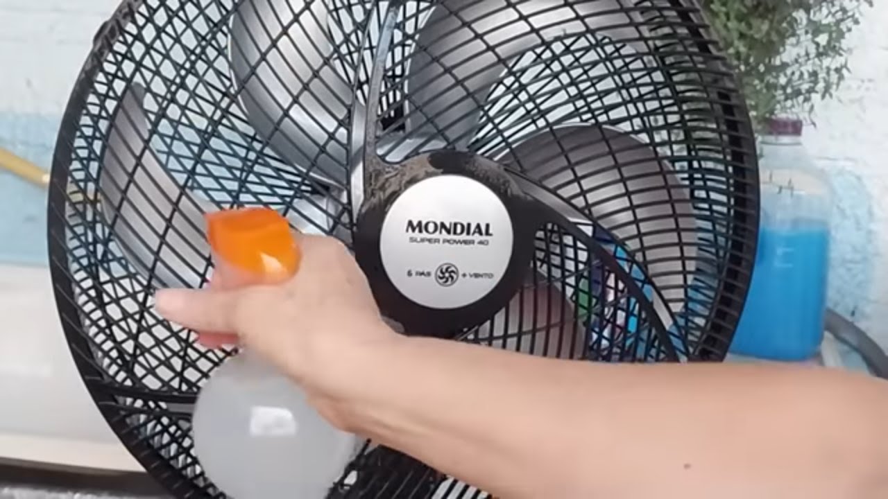 limpar ventilador que não desmonta