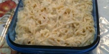 Macarrão aos quatro queijos
