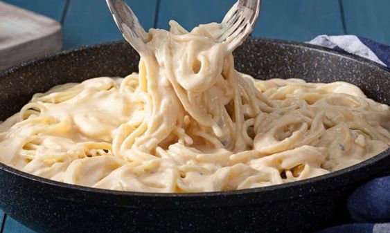 macarrão aos quatro queijos igual de restaurante chef