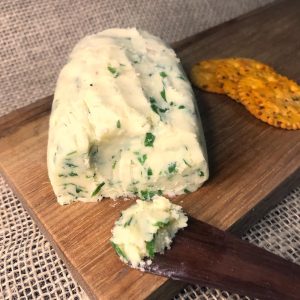 manteiga temperada com alho