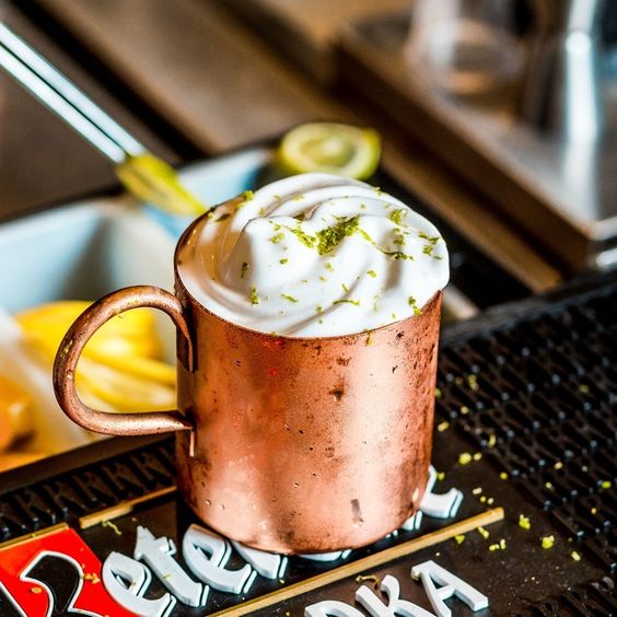 receita drink moscow mule com gin