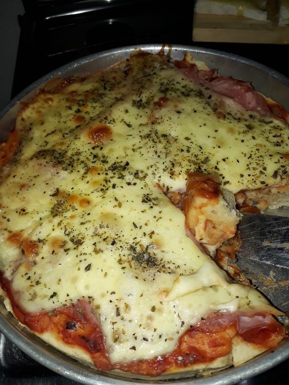 pizza de liquidificador fácil de pizzaria