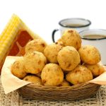 receita salgada com o café com leite