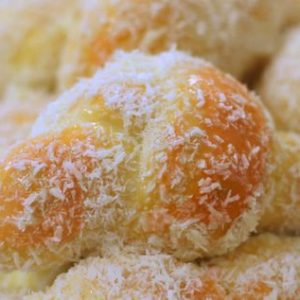 rosquinha de coco e leite condensado tudo gostoso