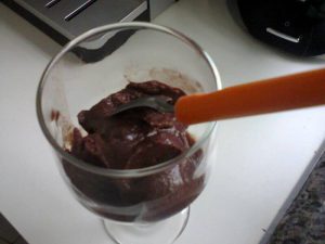 sorvete de açaí com gostinho caseiro