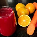 suco de beterraba com laranja