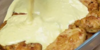 Frango com creme de milho de 1 latinha: receita para quem tá liso