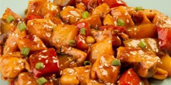 Frango xadrez com amendoim de hoje 05/04 receita fácil e prática