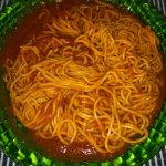 Macarrão com molho caseiro