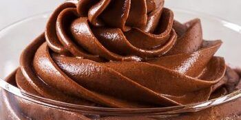 Mousse de chocolate da vovó é o melhor do mundo