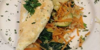 Omelete de claras fit para fazer de café para nossos velhinhos