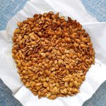 Semente de abóbora no forno tudo gostoso