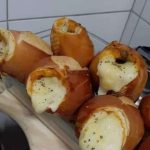 Buraco quente com queijo e presunto  Ana Maria