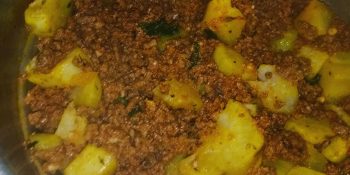 Já provou carne moída com batata doce? Encanta de tão boa