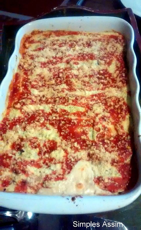 lasanha de berinjela empanada tudo gostoso