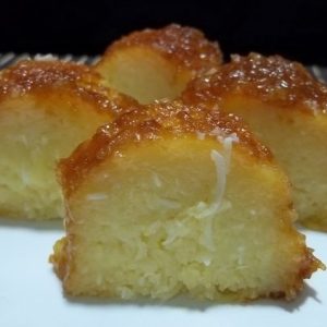 pudim de macaxeira sem furinhos