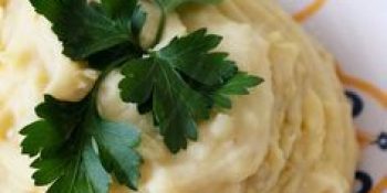 Receita de purê de batata doce sem lactose: bem leve