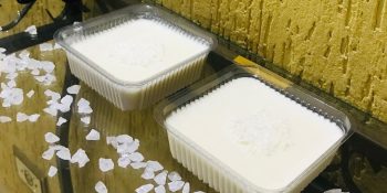Um gelado de coco para refrescar a semana (sobremesa do dia)