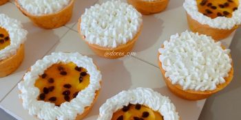 Faça mini torta de maracujá hoje e prove essa delícia