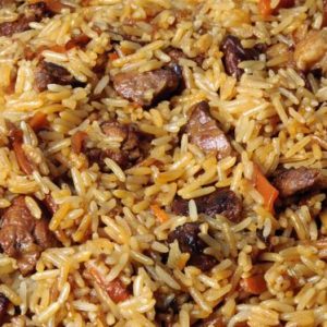 arroz com costelinha Ana Maria