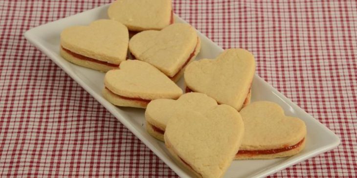 biscoito de coração mais amanteigado do mundo