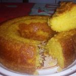 bolo fubá recheado queijo fofinho úmido