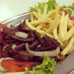 carne de sol com fritas tudo gostoso nordestino demais