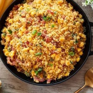 farofa de milho simples tudo gostoso