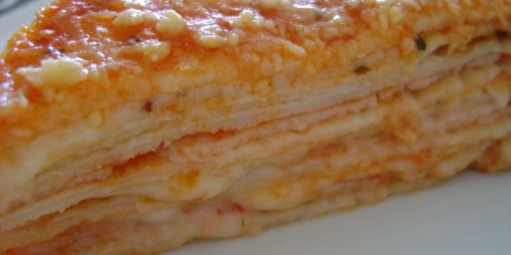 lasanha com massa de panqueca tudo gostoso mais prático