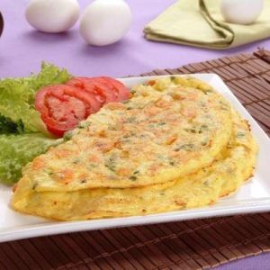 omelete pré treino mais prática do mundo simples