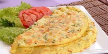 Receita de omelete pré treino: tenha força comendo bem demais